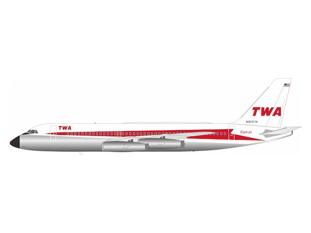 CV880 TWA Trans World Airlines N824TW Polished 1/200 [IF880TW0723P] 