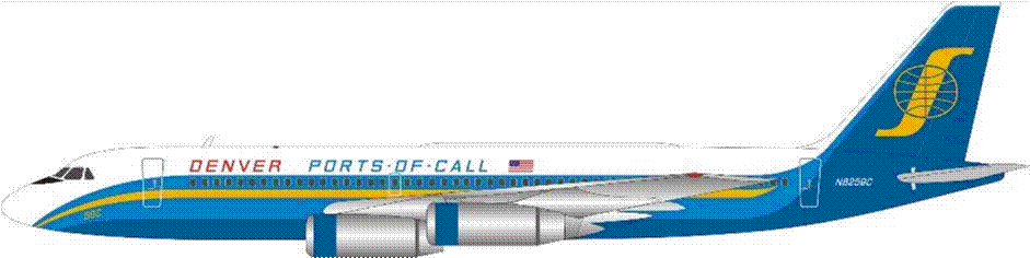 【予約商品】CV-990A デンバー・ポート・オブ・コール航空（アメリカ） 70-80年代 N8259C 1/200 [IF990P0CD10]