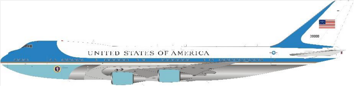 InFlight200 VC-25A （747-200） アメリカ空軍 大統領専用機「エア