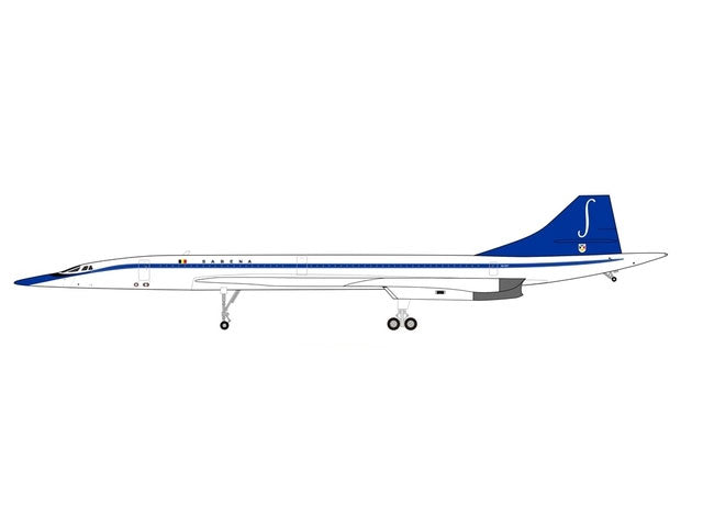 コンコルド サベナ・ベルギー航空 想像塗装 OO-SST (スタンド付属) 1/200 ※金属製 [IFCONC0416]