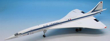 Concorde Air France/British Airways mixed livery 1974 F-WTSA (stand included) 1/200 *Made of metal [IFCONCSST002]