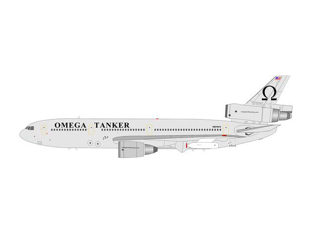 DC-10-40 Omega Air Refueling Services (OARS) Stand included N974VV 1/200 *Made of metal [IFDC100317]