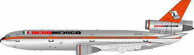 DC-10-30 アエロメヒコ航空 70年代 XA-DUG 1/200  [IFDC100414P]