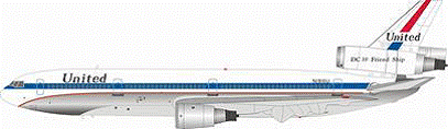 DC-10-10 ユナイテッド航空 70年代 ポリッシュ仕上 「DC10 Friend Ship」 N1816U 1/200 ※金属製 [IFDC100517PA]