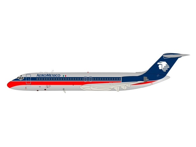 DC-9-32 Aeromexico 90s Polished Finish XA-AMC (Stand Included) 1/200 *Made of Metal [IFDC930717P]