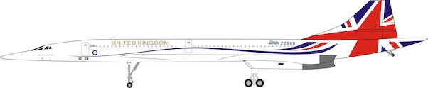 Concorde Royal Air Force UK flag design (fictional aircraft/fantasy model) ZZ888 1/200 [IFSSTUK01]