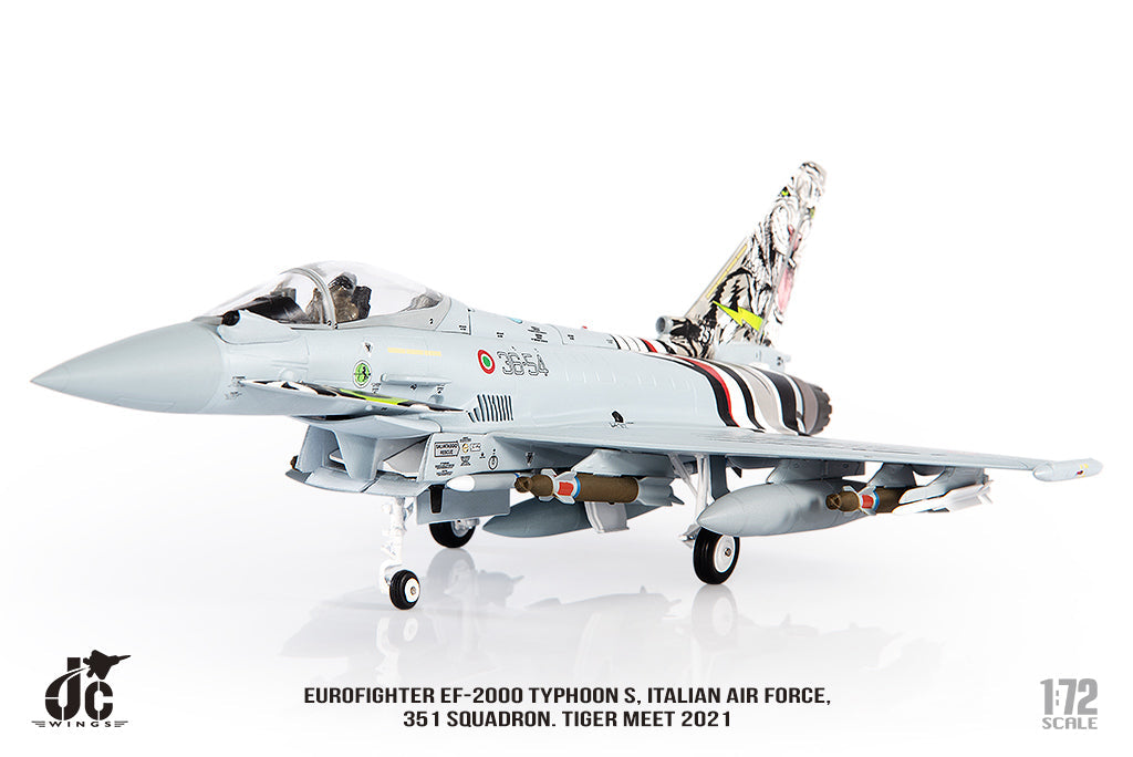 Eurofighter EF-2000 Typhoon Italian Air Force 20th Wing 351st Squadron Special Paint "Tiger Meet 2021" 2021 #36-54 1/72 [JCW-72-2000-009]