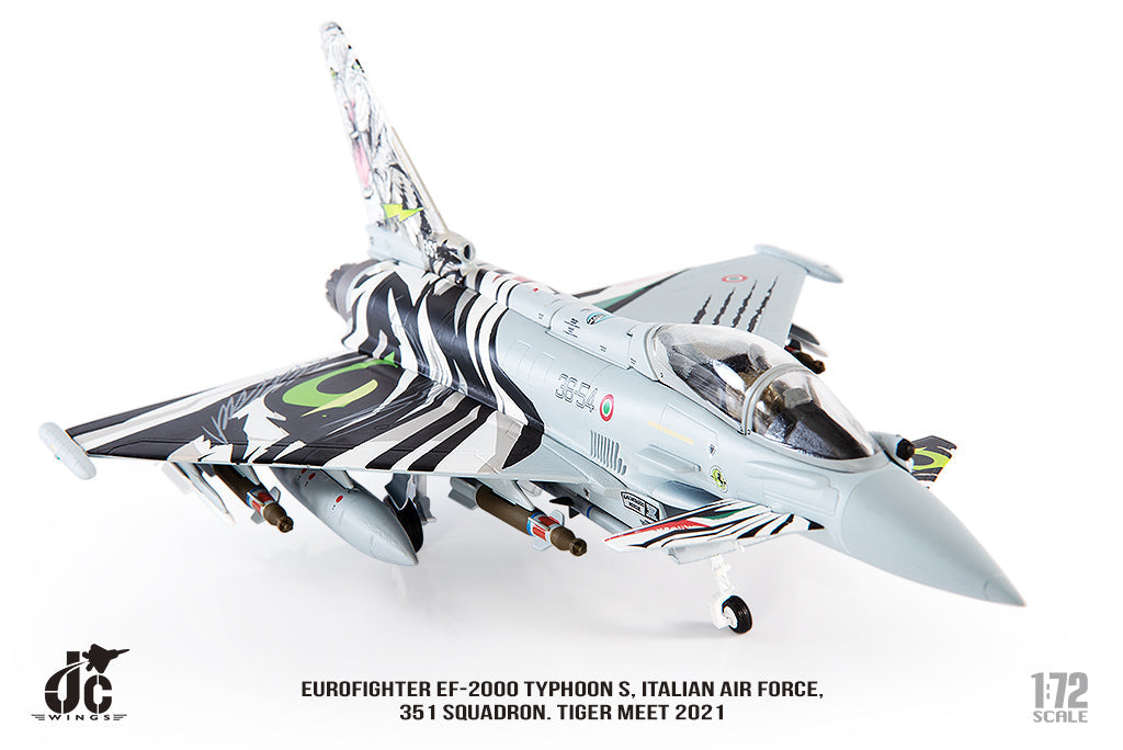 ユーロファイター EF-2000タイフーン イタリア空軍 第20航空団 第351飛行隊 特別塗装「タイガーミート2021」 2021年 #36-54 1/72 [JCW-72-2000-009](20240630)