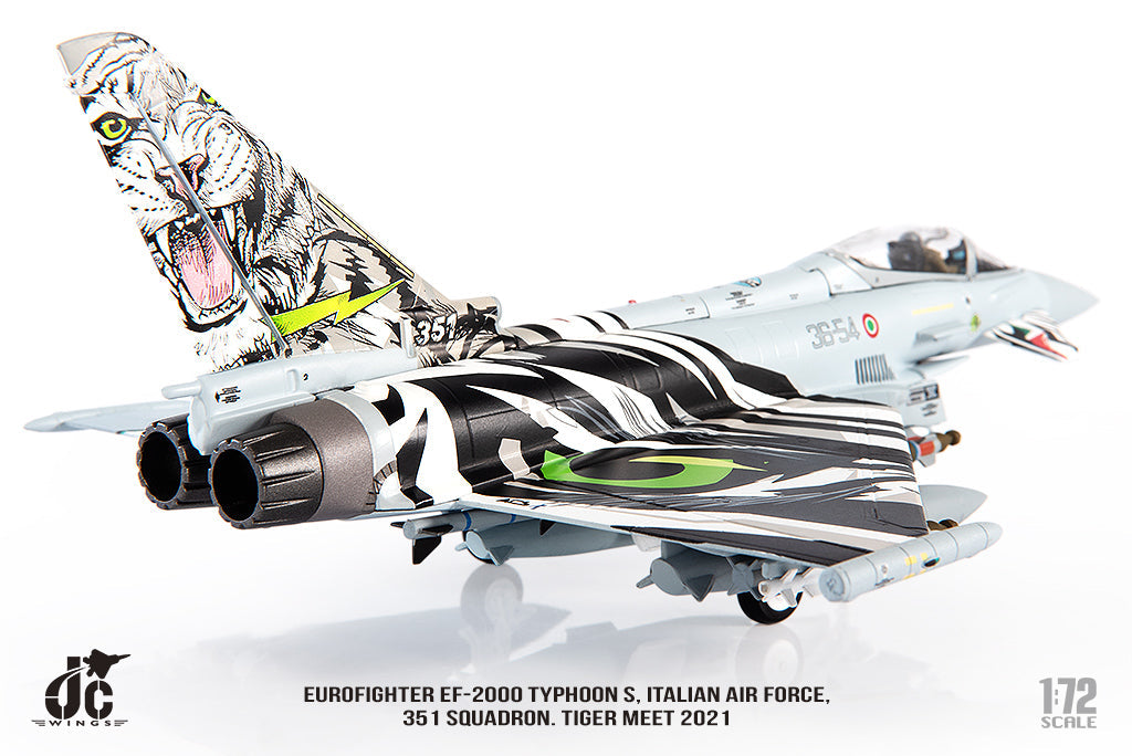 Eurofighter EF-2000 Typhoon Italian Air Force 20th Wing 351st Squadron Special Paint "Tiger Meet 2021" 2021 #36-54 1/72 [JCW-72-2000-009]