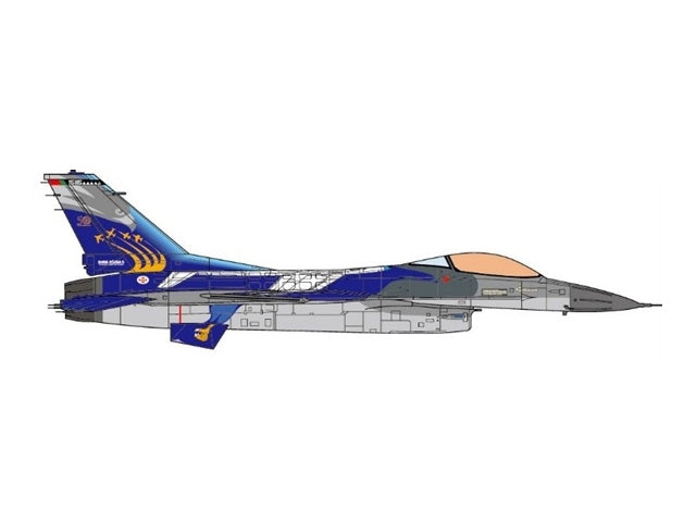 F-16A（ブロック15） ポルトガル空軍 第201飛行隊 特別塗装 「基地開設50周年」 09年 モンテリアル（第5）基地 #15115 1/72 [JCW-72-F16-007]