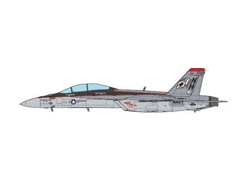F/A-18F（複座型） アメリカ海軍 第41戦闘攻撃飛行隊「ブラックエイセス」 空母ニミッツ搭載 NH100 1/72 [JCW-72-F18-001]