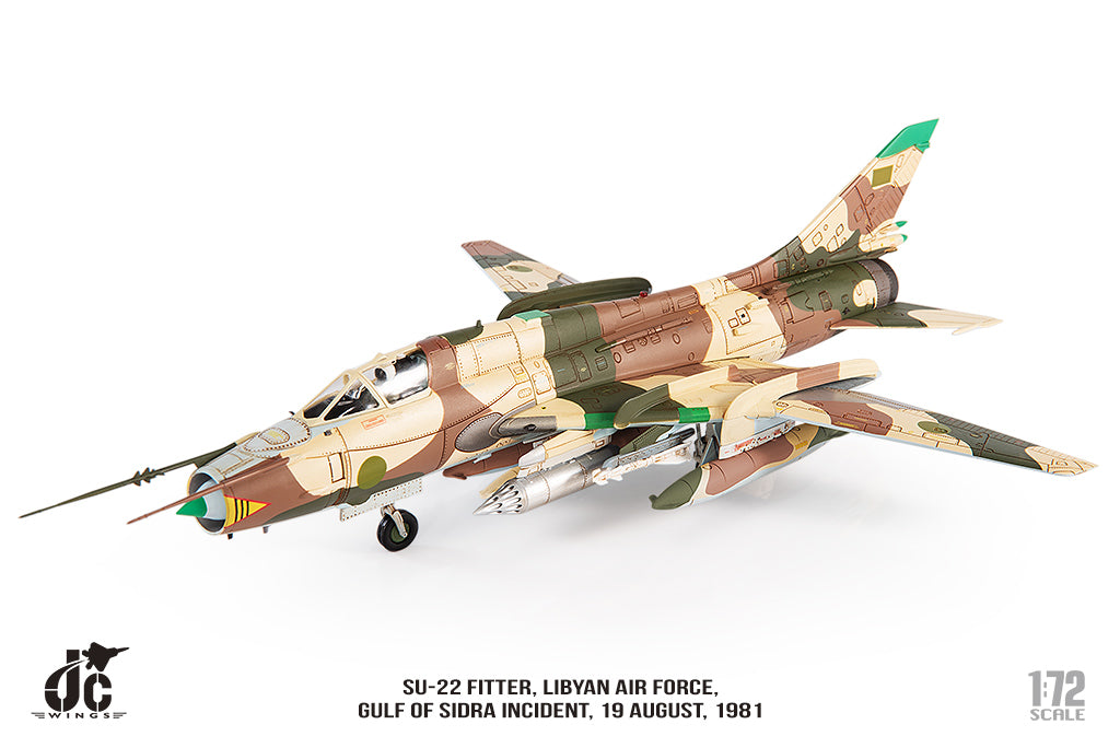 Su-22M (Su-17M3) "Fitter J" Libyan Air Force Gulf of Sidra incident August 19, 1981 1/72 [JCW-72-SU20-001]