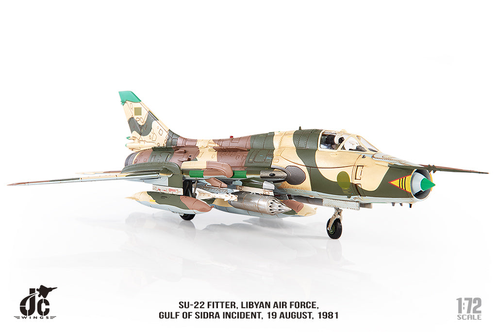 Su-22M (Su-17M3) "Fitter J" Libyan Air Force Gulf of Sidra incident August 19, 1981 1/72 [JCW-72-SU20-001]