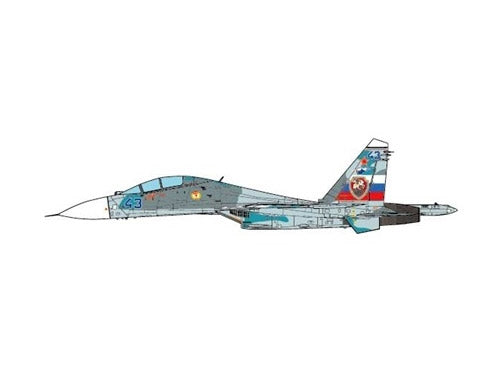 Su-27UB Russian Air Force 54th Guards Fighter Regiment 148th Combat Conversion Training Center #43 1998 1/72 [JCW-72-SU27-002]