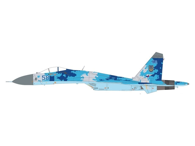 Su-27 Ukrainian Air Force August 2016 1/72 [JCW-72-SU27-003]