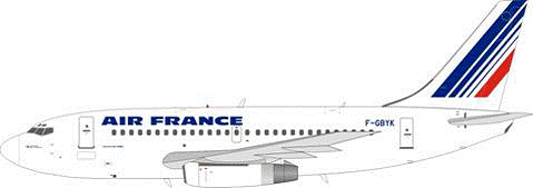 737-200 Air France 8-90s F-GBYK 1/200 *Made of metal [JF-737-2-003]