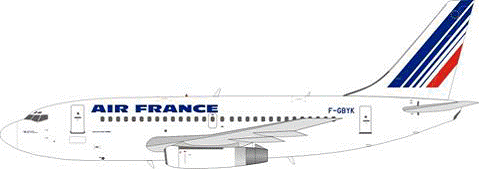 737-200 エールフランス 8-90年代 F-GBYK 1/200 ※金属製 [JF-737-2-003]
