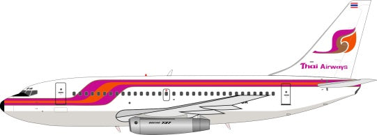 737-200 タイ国際航空 （スタンド付属） HS-TBA 1/200 ※金属製 [JF-737-2-008]