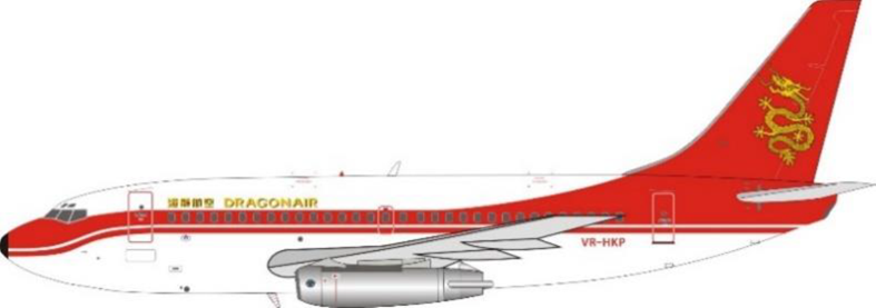 [Pre-order item] 737-200 Dragon Air VR-HKP 1/200 [JF-737-2-011]