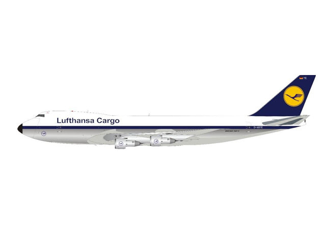 [Pre-order item] 747-200F (cargo type) Lufthansa Cargo 1970s Polished finish D-ABYE 1/200 [JF-747-2-024P]