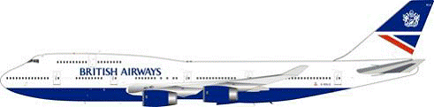 [Pre-order item] 747-400 British Airways G-BNLG (stand included) 1/200 [JF-747-4-015]