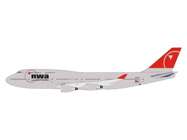 747-400 Northwest Airlines 00s (stand included) N676NW 1/200 *Made of metal [JF-747-4-046]