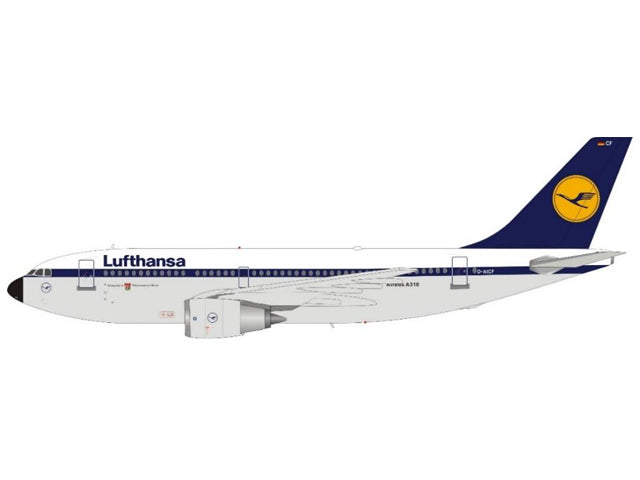 【予約商品】A310 ルフトハンザドイツ航空 1980年代 D-AICF 1/200 [JF-A310-2-001]