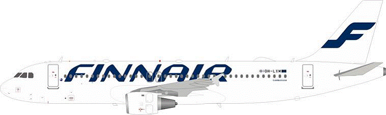 [Pre-order item] A320 Finnair OH-LXM 1/200 *Made of metal [JF-A320-030]