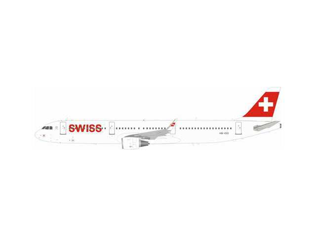 A321 Swiss International Air Lines (stand included) HB-IOO 1/200 [JF-A321-004]