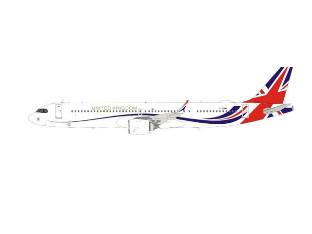 [Pre-order item] A321NX (A321neo) Royal Air Force (lease from Titan Airways) VIP aircraft special paint "United Kingdom" G-GBNI 1/200 [JF-A321-029]