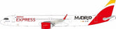 【予約商品】A321neo イベリア・エクスプレス 特別塗装「マドリード」 2022年 EC-NIF 1/200 [JF-A321-031]