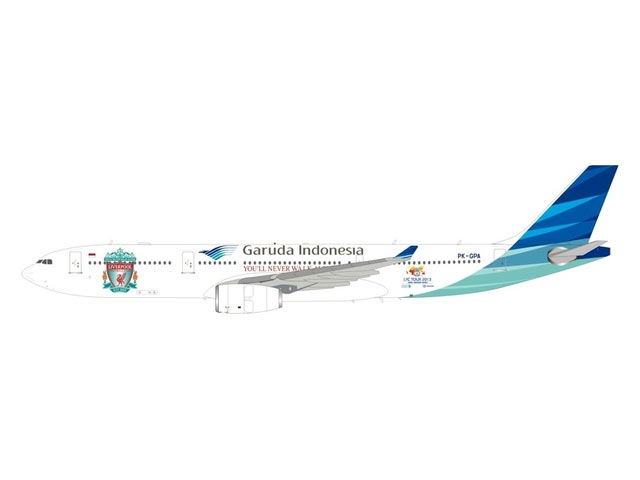 Ａ330-300 ガルーダ・インドネシア航空 特別塗装 「リバプールFC」 13年 PK-GPA 1/200 ※金属製 [JF-A330-013]