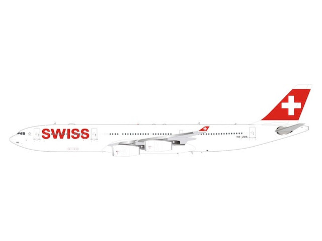 A340-300 スイスインターナショナル航空 HB-JMA (スタンド付属) 1/200 [JF-A340-002]
