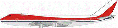 747-100F （改造貨物型） エルアル・イスラエル航空 赤塗装 82年頃 4X-AXZ 1/200 ※金属製 [JFI-747-2-007]