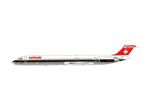 MD-81 Swissair 80s-90s (stand included) HB-ING 1/200 *Made of metal [LH2093]