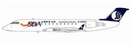 CRJ-200ER Shandong Airlines 00s (stand included) B-3009 1/200 *Made of metal [LH2189]