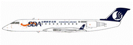 CRJ-200ER 山東航空 00年代 （スタンド付属） B-3009 1/200 ※金属製 [LH2189]