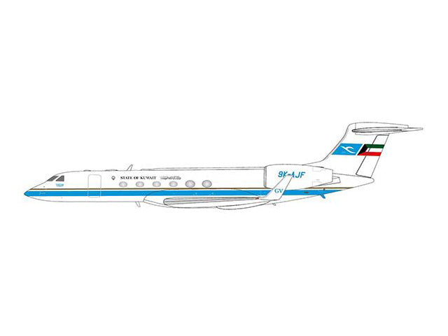 [Pre-order item] Gulfstream V (GV) Kuwait Government VIP aircraft 9K-AJF 1/200 [LH2295]