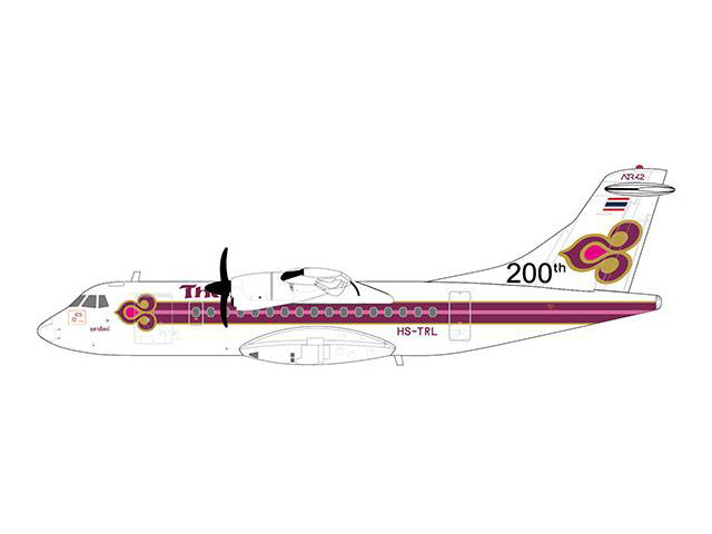【予約商品】ATR 42-300 タイ国際航空 特別塗装「納入200機目」 1990年 HS-TRL 1/400 [LH4237]