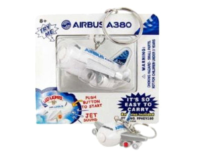 Airbus A380 Keychain with Sound and Light [LM27]