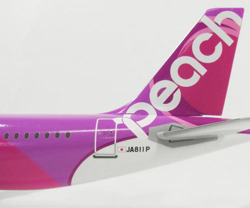 A320 Peach Aviation JA811P (No. 11) 1/100 *Plastic [MM10005]