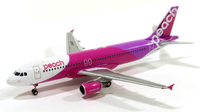 A320-200 ピーチ・アヴィエーション JA803P （3号機） ※スタンドとセット販売  1/400 [S-MM40002]