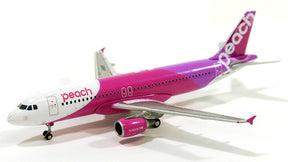 A320-200 ピーチ・アヴィエーション JA811P （11号機）※スタンドとセット販売 1/400 [S-MM40004]