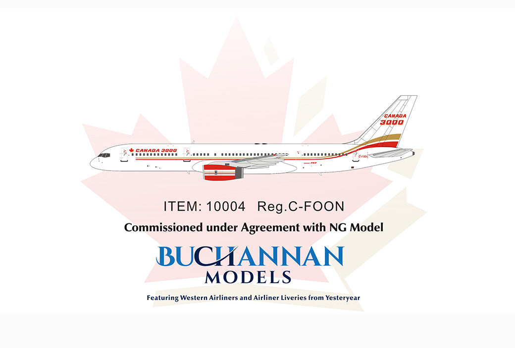 757-200 Canada 3000 Airlines 1990s-2000s C-FOON 1/400 [NG10004]