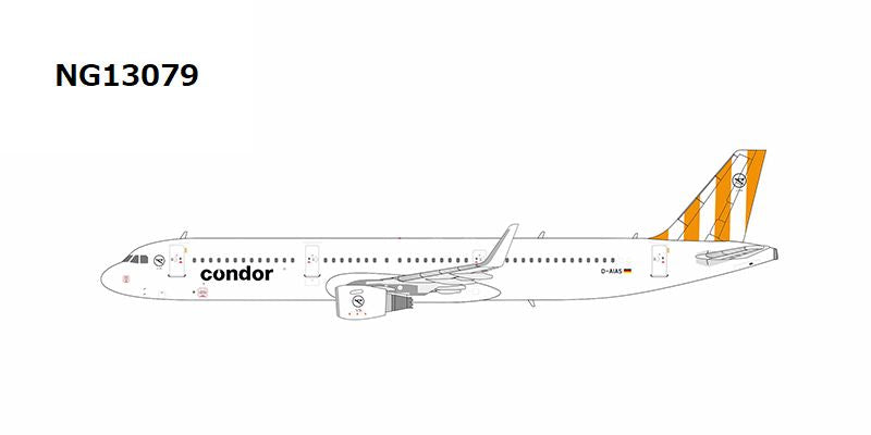 [Pre-order item] A321 Condor Airlines yellow tail D-AIAS 1/400 (NG20230409) [NG13079]