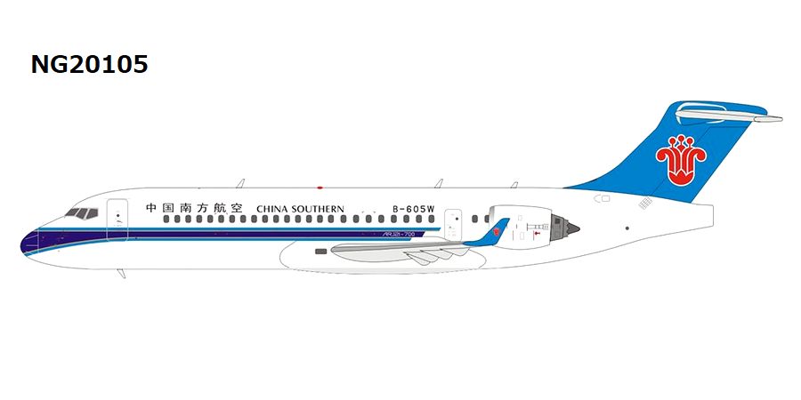 [Pre-order item] COMAC ARJ21-700 China Southern Airlines B-605W 1/200 [NG20105]