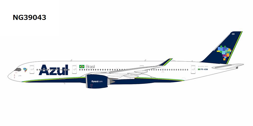 [Pre-order item] A350-900 Azul Brazilian Airlines PR-AOW 1/400 (NG20230409) [NG39043]