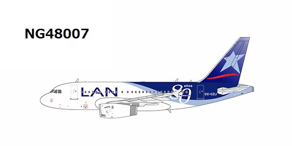 [Pre-order item] A318 LAN Airlines 80th anniversary CC-CZJ 1/400 (NG20230409) [NG48007]