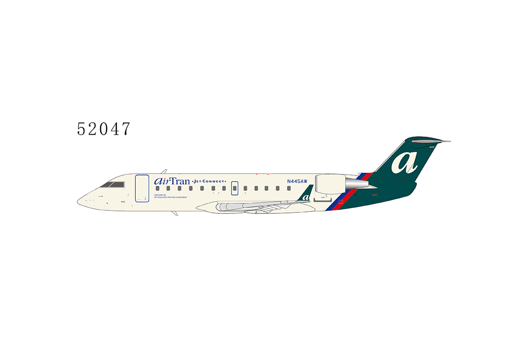 [Pre-order item] CRJ-200LR AirTran JetConnect (Air Wisconsin) circa 2003 N449AW 1/200 [NG52047]