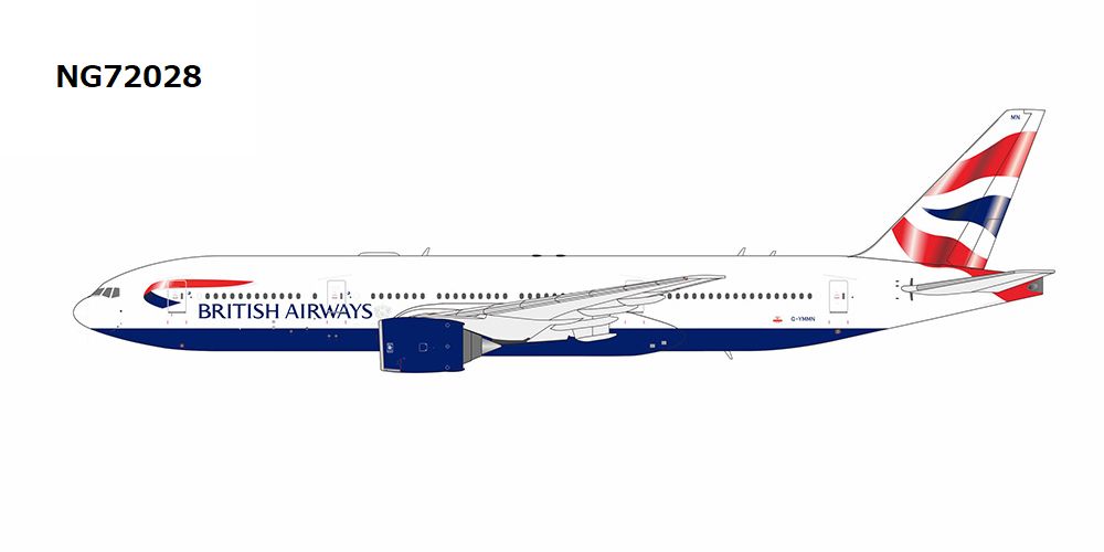 [Pre-order item] 777-200ER British Airways G-YMMN 1/400 (NG20230409) [NG72028]